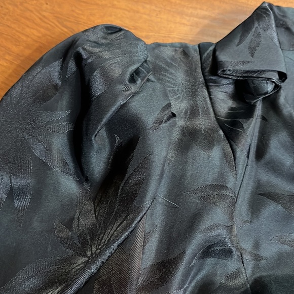 PRINCE inspired 80s Silky Vintage black skirt and jacket. Prince inspired. - Picture 6 of 13